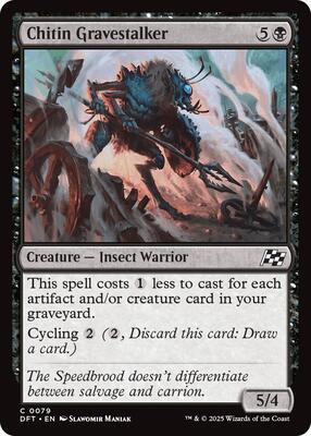 Chitin Gravestalker card from Aetherdrift