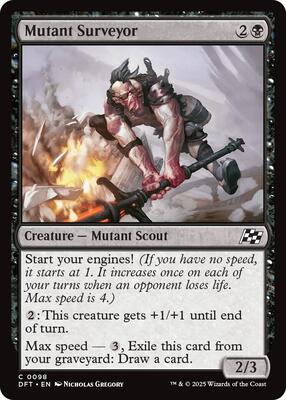 Mutant Surveyor card from Aetherdrift