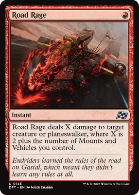 Road Rage card from Aetherdrift