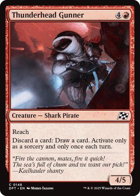 Thunderhead Gunner card from Aetherdrift