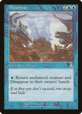 Disappear card from Urza's Destiny