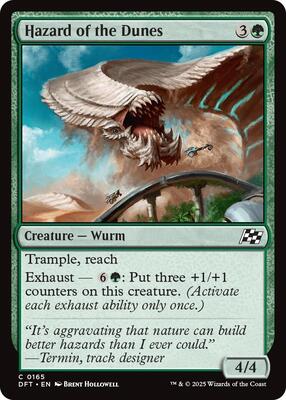 Hazard of the Dunes card from Aetherdrift