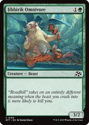 Jibbirik Omnivore card from Aetherdrift