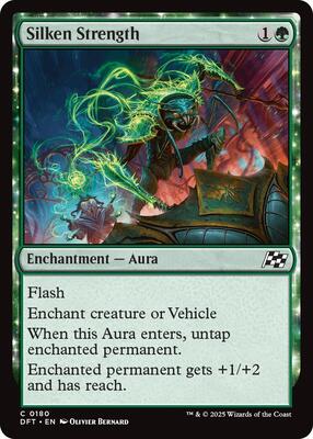 Silken Strength card from Aetherdrift