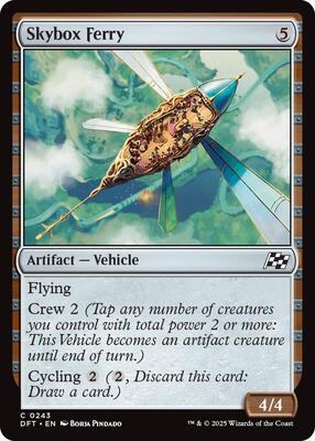 Skybox Ferry card from Aetherdrift
