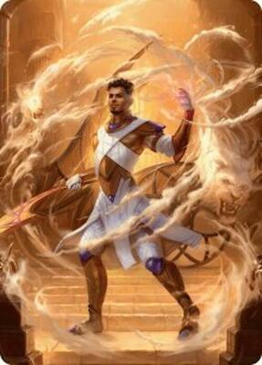 Basri, Tomorrow's Champion Art Card card from Art Series: Aetherdrift