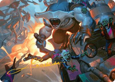 Trade the Helm Art Card (Gold-Stamped Signature) card from Art Series: Aetherdrift
