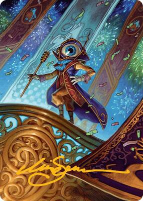 Vnwxt, Verbose Host Art Card (Gold-Stamped Signature) card from Art Series: Aetherdrift