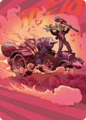 Burner Rocket Art Card card from Art Series: Aetherdrift
