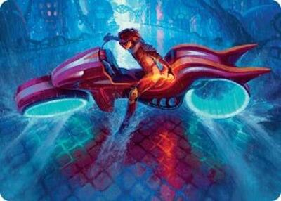 Chandra, Spark Hunter Art Card card from Art Series: Aetherdrift