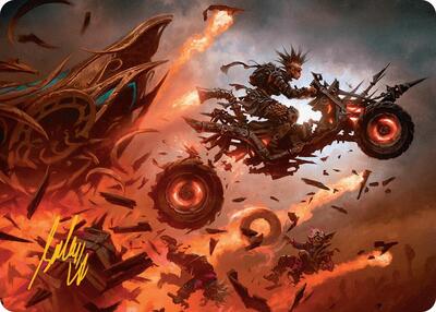 Gastal Blockbuster Art Card (Gold-Stamped Signature) card from Art Series: Aetherdrift