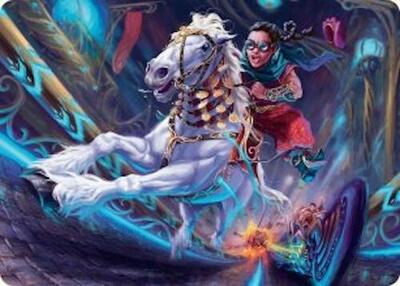 Gilded Ghoda Art Card card from Art Series: Aetherdrift