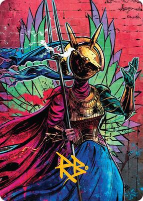 Hazoret, Godseeker Art Card (Gold-Stamped Signature) card from Art Series: Aetherdrift