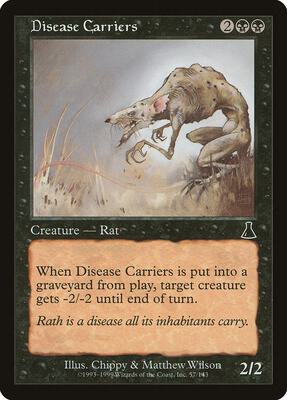 Disease Carriers card from Urza's Destiny