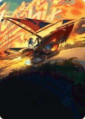 Boosted Sloop Art Card card from Art Series: Aetherdrift