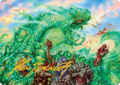 Mimeoplasm, Revered One Art Card (Gold-Stamped Signature) card from Art Series: Aetherdrift