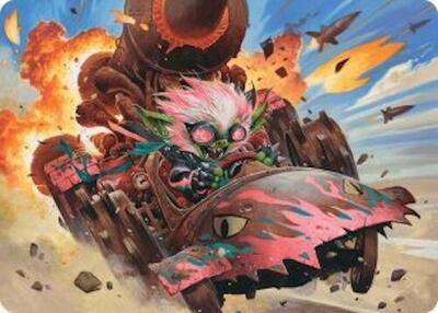 Redshift, Rocketeer Chief Art Card card from Art Series: Aetherdrift