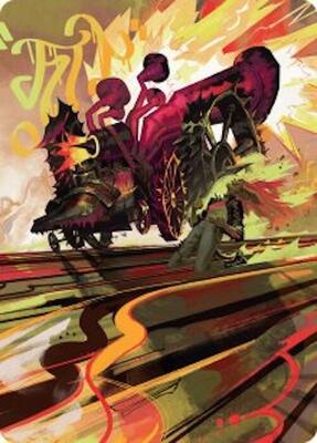 Rocketeer Boostbuggy Art Card card from Art Series: Aetherdrift