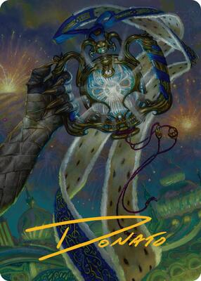 The Aetherspark Art Card (Gold-Stamped Signature) card from Art Series: Aetherdrift