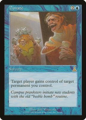 Donate card from Urza's Destiny