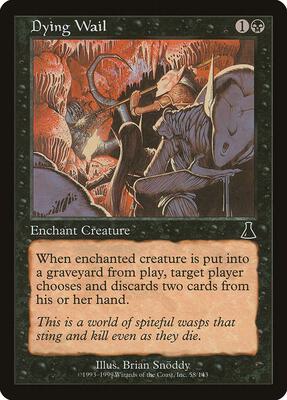 Dying Wail card from Urza's Destiny