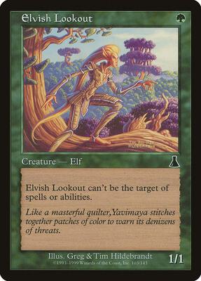Elvish Lookout card from Urza's Destiny