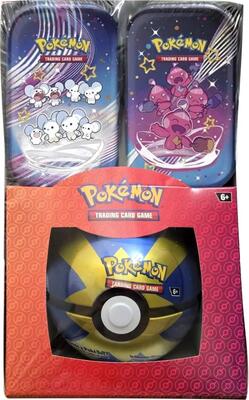 Retail Exclusive Pokemon Paldean Fates Mini Tins + Poke Ball Tin card from Miscellaneous Cards & Products