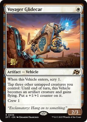 Voyager Glidecar card from Prerelease Cards