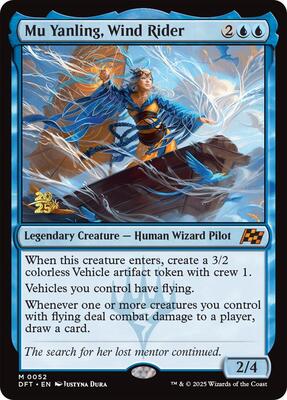 Mu Yanling, Wind Rider card from Prerelease Cards