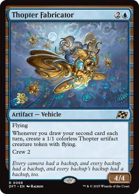 Thopter Fabricator card from Prerelease Cards