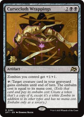 Cursecloth Wrappings card from Prerelease Cards