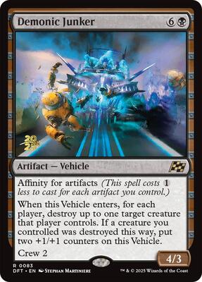 Demonic Junker card from Prerelease Cards