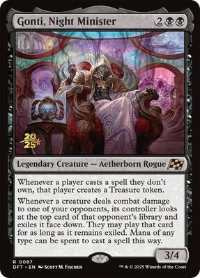 Gonti, Night Minister card from Prerelease Cards