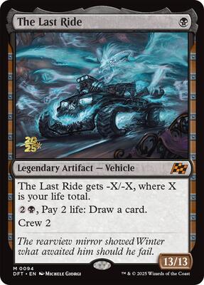 The Last Ride card from Prerelease Cards