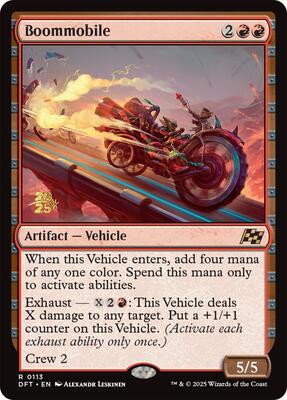 Boommobile card from Prerelease Cards