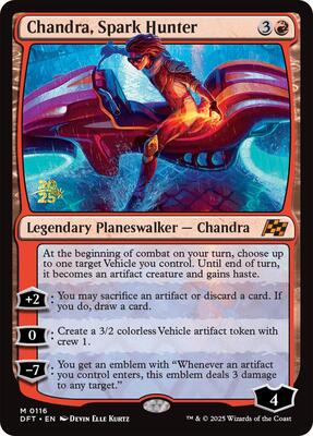 Chandra, Spark Hunter card from Prerelease Cards