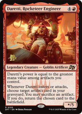 Daretti, Rocketeer Engineer card from Prerelease Cards