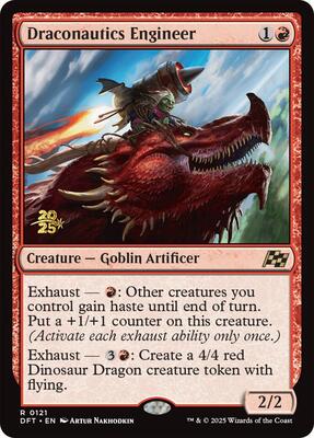 Draconautics Engineer card from Prerelease Cards