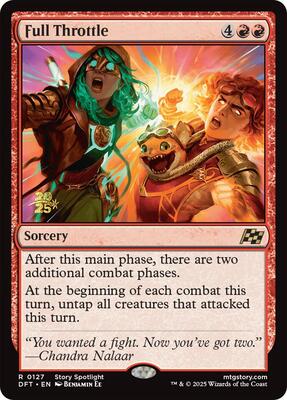 Full Throttle card from Prerelease Cards