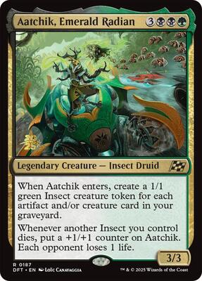 Aatchik, Emerald Radian card from Prerelease Cards