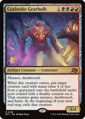 Coalstoke Gearhulk card from Prerelease Cards