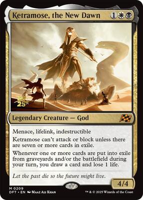 Ketramose, the New Dawn card from Prerelease Cards