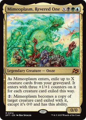 Mimeoplasm, Revered One card from Prerelease Cards