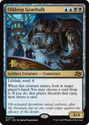 Oildeep Gearhulk card from Prerelease Cards