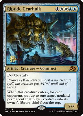Riptide Gearhulk card from Prerelease Cards
