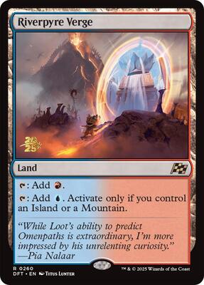 Riverpyre Verge card from Prerelease Cards