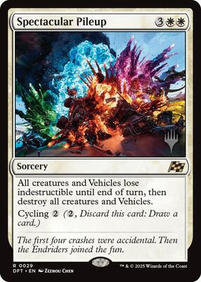 Spectacular Pileup card from Promo Pack: Aetherdrift