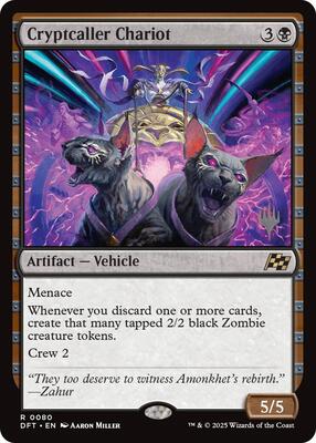 Cryptcaller Chariot card from Promo Pack: Aetherdrift