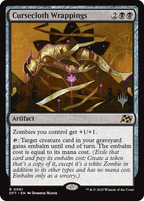 Cursecloth Wrappings card from Promo Pack: Aetherdrift