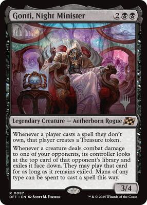 Gonti, Night Minister card from Promo Pack: Aetherdrift